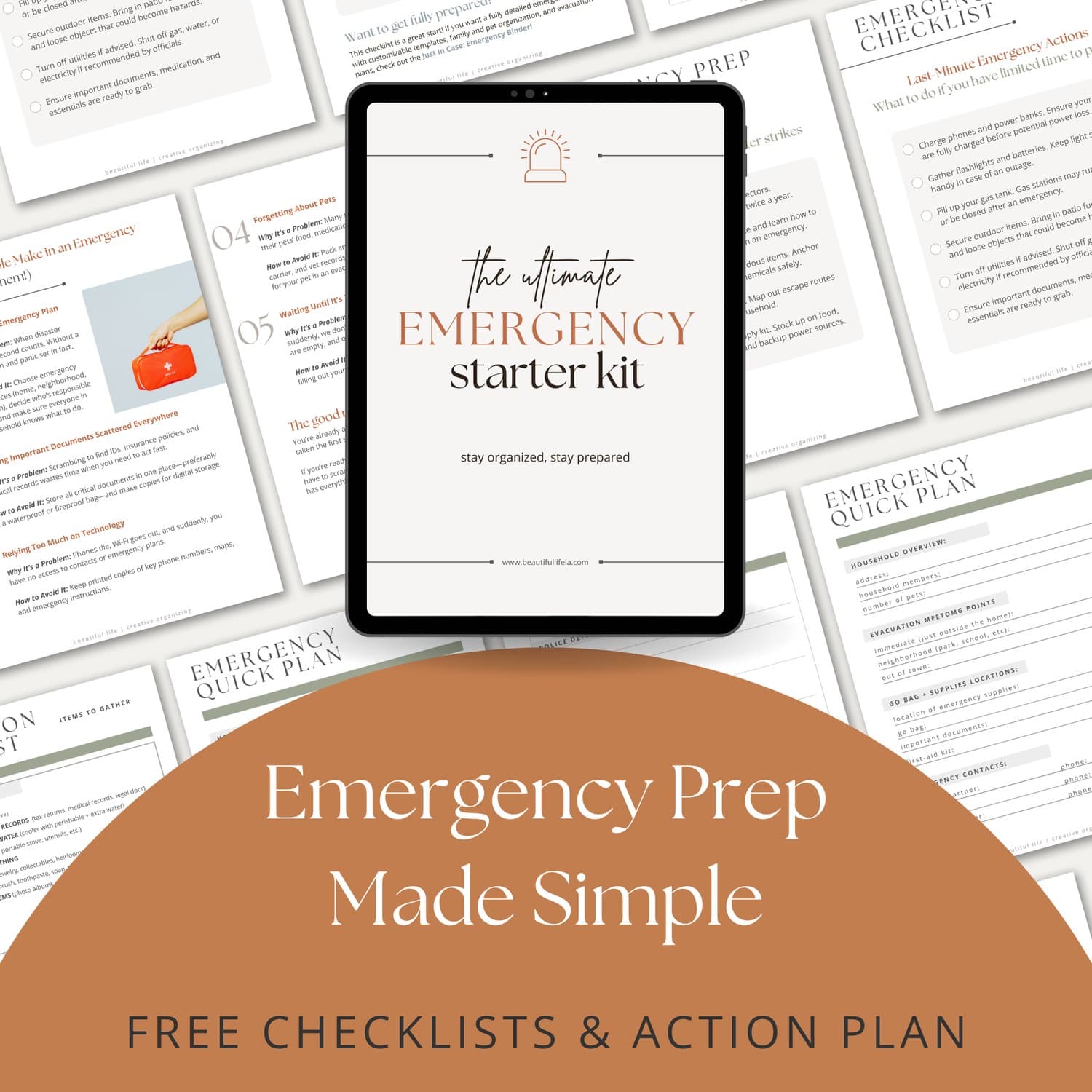 The Ultimate Emergency Starter Kit free resource cover